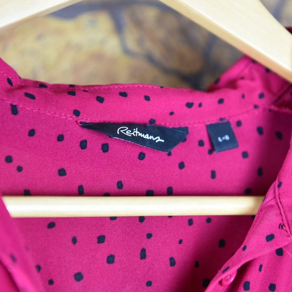 Reitmans Red Polkadot Dress - Picture 3 of 7